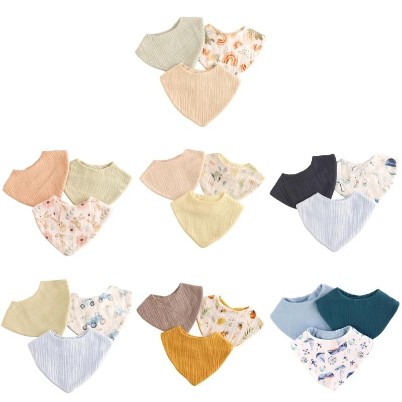 3pcs  Burp Cloths ȣ Bibs     ﰢ ΰ Drool Bibs Feeding Bibs Ÿ  Bib